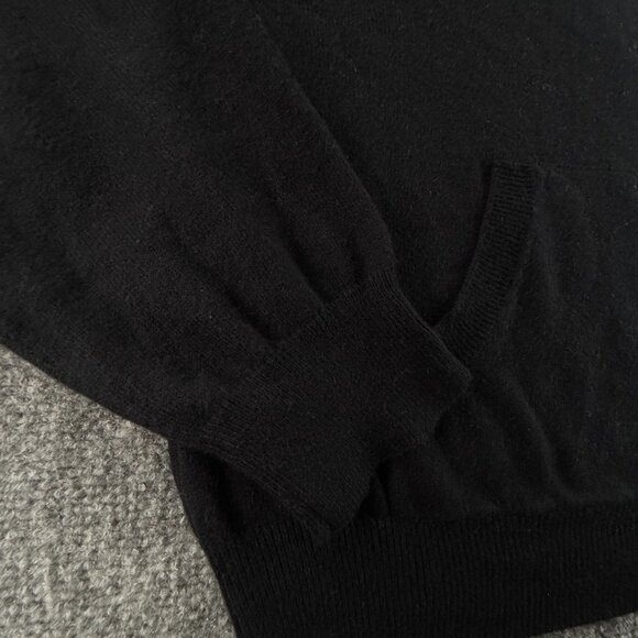 Ralph Lauren Polo Jeans Rabbit Hair Blend Black Flag Sweater Hooded USA Logo RL - Picture 11 of 14